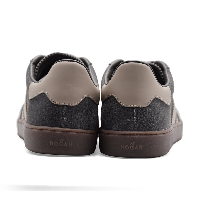 Sneakers Uomo Hogan COOL ALLACCIATO H Camoscio E Pelle Grigio