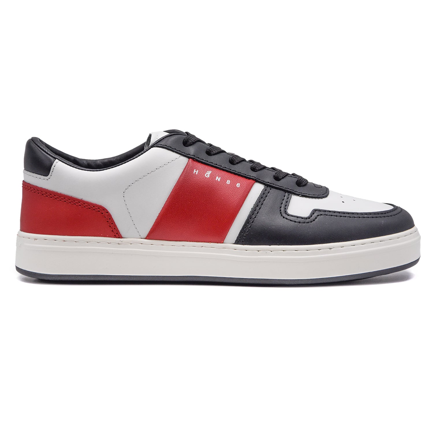 HOGAN SS スニーカー レッド系 Made In Italy Hogan - HOGAN H630 HIGH TOP ORANGE Sneakers on labotte