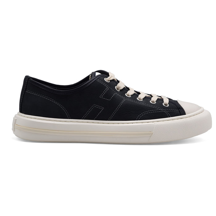 Sneakers Hogan H691 Rebel Uomo Blu Con Inserti In Pelle Gommata