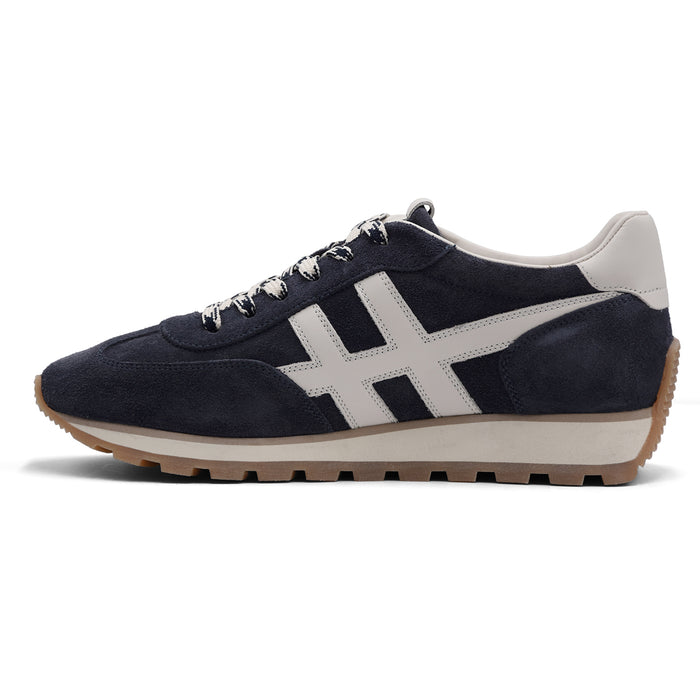 Sneakers Hogan 86er Uomo Suede Blu Navy Con Suola Extralight