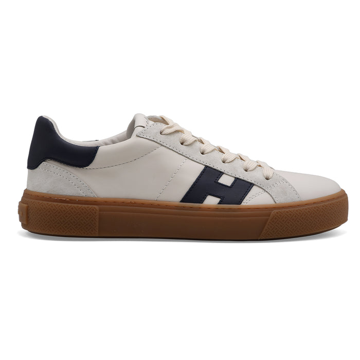 Sneakers Hogan Uomo Crosswind Bianco Blu Stile Contemporaneo
