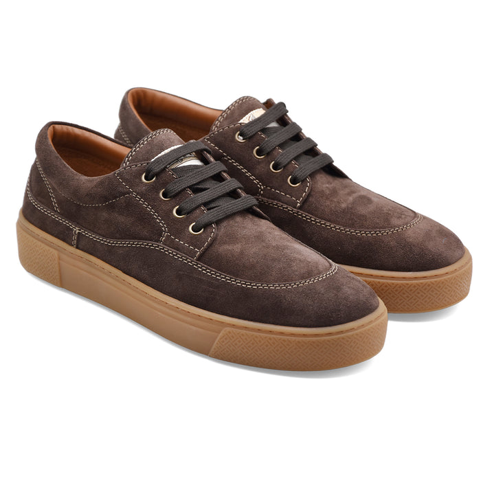 Sneakers Uomo Hogan Crosswind Marrone Soletta Con Memory Foam