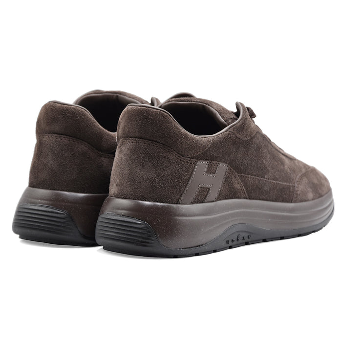 Sneakers Hogan Hi-Light H719 Morbido Suede Marrone Palissandro