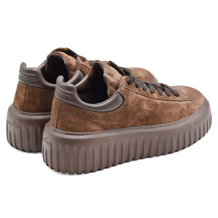 Sneakers Hogan H-Stripes Donna Marrone Dal Design Contemporaneo