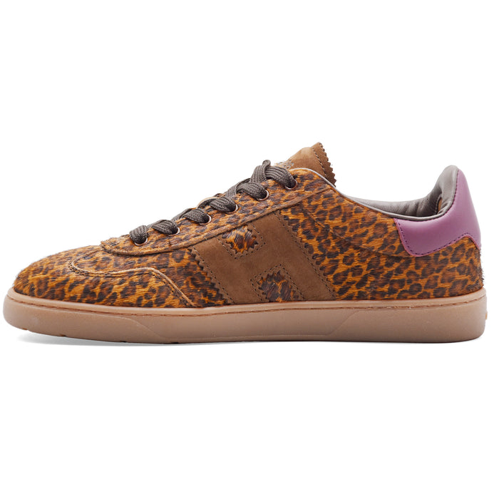 Sneakers Donna Hogan Cool Camoscio Animalier Con "H" Laterale