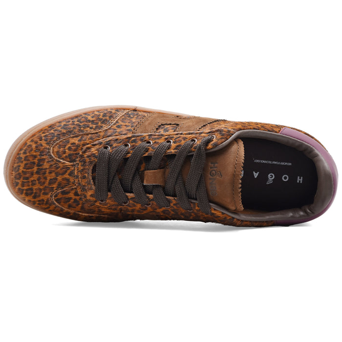 Sneakers Donna Hogan Cool Camoscio Animalier Con "H" Laterale