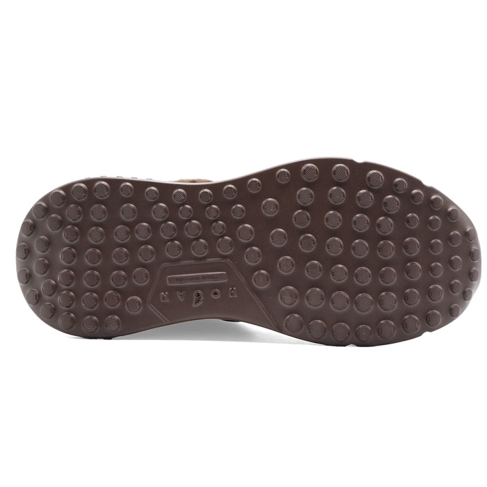 Stivaletti Hogan Hi-Fi Donna Suede Marrone Suola Hyperlight
