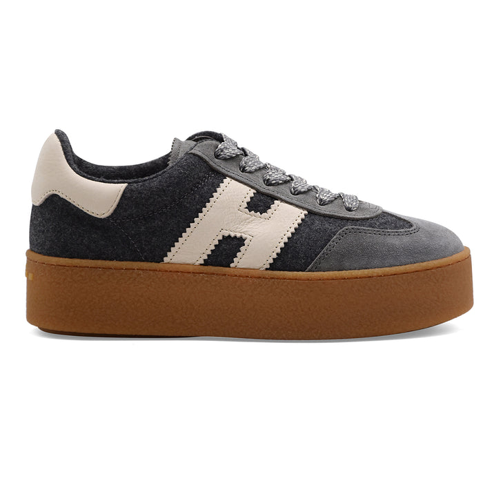 Sneakers Hogan Cool H698 Donna Grigio Soletta In Memory Foam