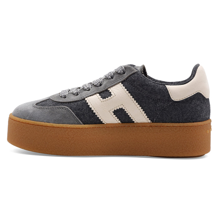 Sneakers Hogan Cool H698 Donna Grigio Soletta In Memory Foam