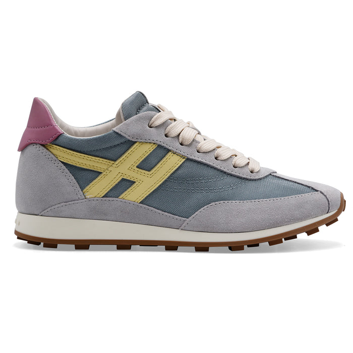 Hogan Women's Athletic Light Blue Yellow Gray Sneakers
