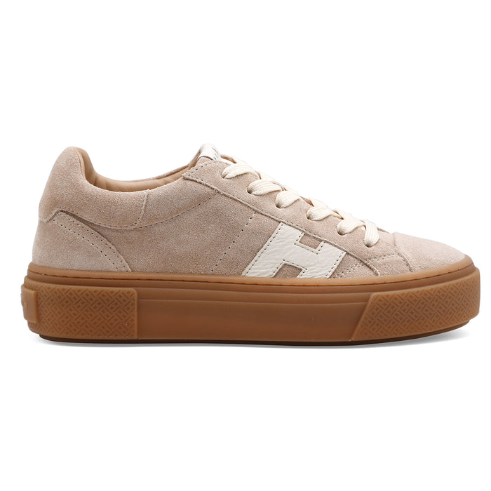 Sneakers Hogan Crosswind Donna Beige Look Essenziale Versatile