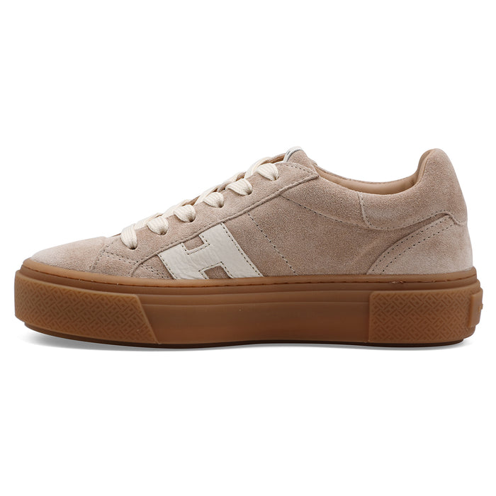 Sneakers Hogan Crosswind Donna Beige Look Essenziale Versatile