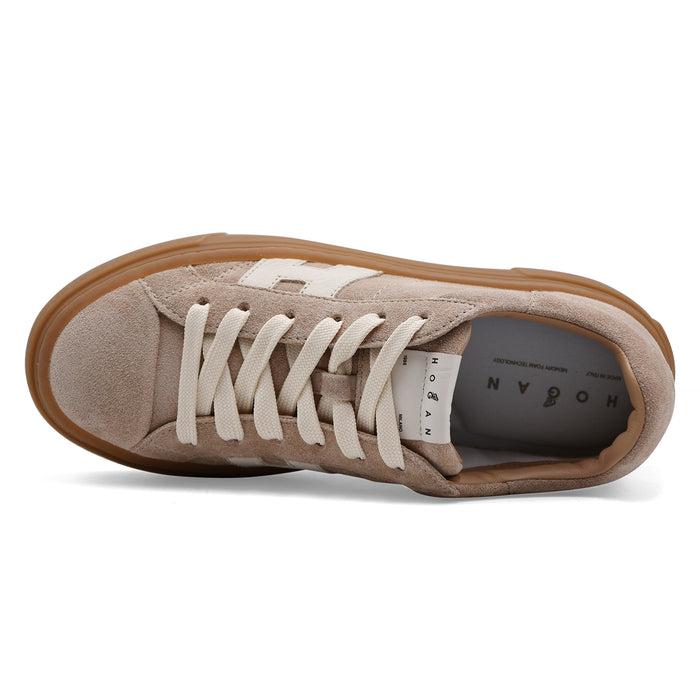 Sneakers Hogan Crosswind Donna Beige Look Essenziale Versatile