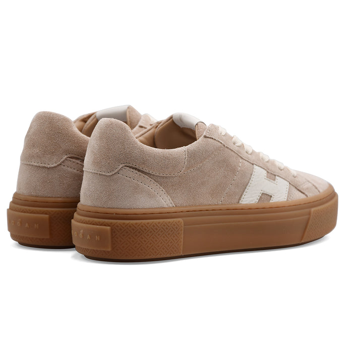 Sneakers Hogan Crosswind Donna Beige Look Essenziale Versatile
