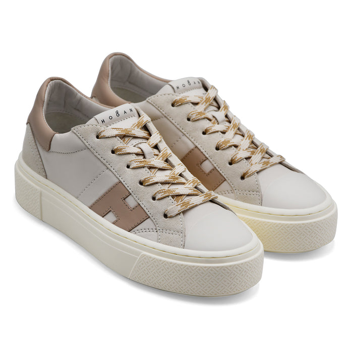 Sneakers Hogan Crosswind Donna H705 Beige Soletta Memory Foam