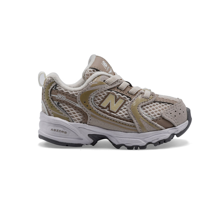 Sneakers New Balance Kids 530 Bungee Lace Linen Con Stoneware