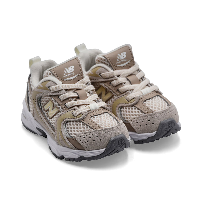 Sneakers New Balance Kids 530 Bungee Lace Linen Con Stoneware