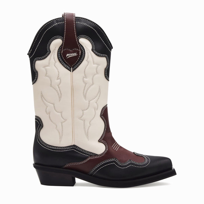Texani Puraai Donna 7.01 Rodeo Cob Vegan Nero Marrone Bianco