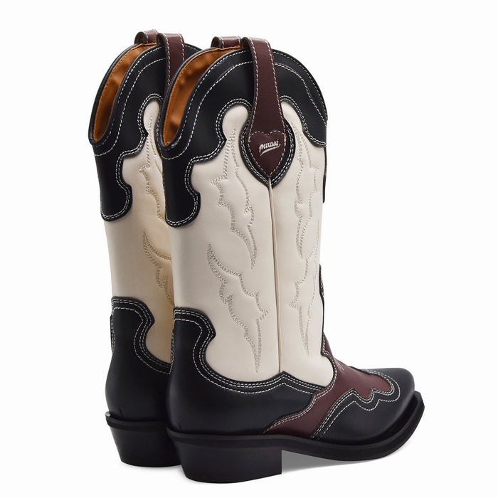 Texani Puraai Donna 7.01 Rodeo Cob Vegan Nero Marrone Bianco