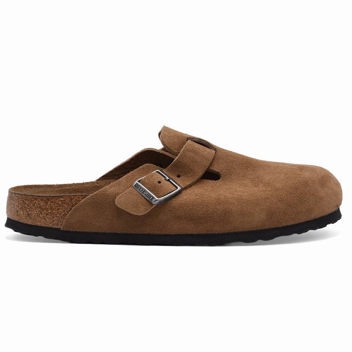Sabot Birkenstock Boston Uomo Soft Footbed Marrone Dark Tea Tonal