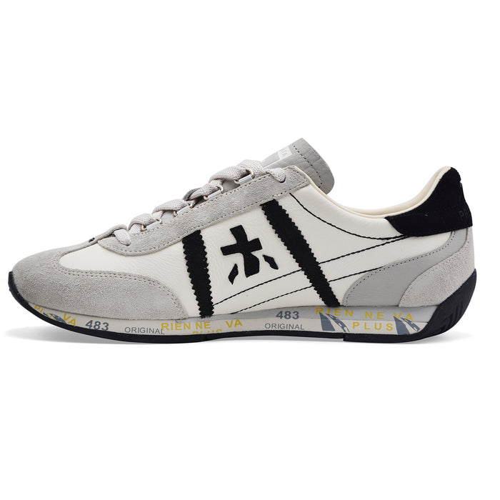 Men's Sneakers Premiata Jackyx 25 8222 White Black Essential