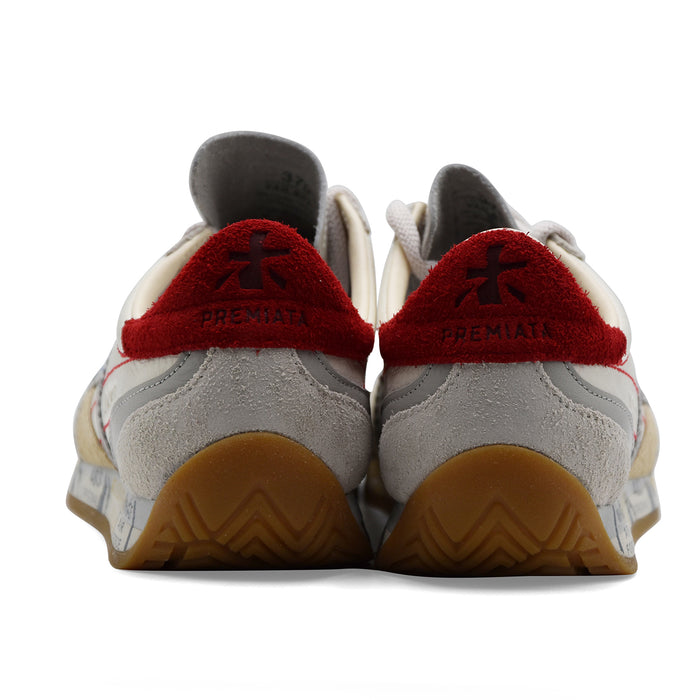 Sneakers Donna Premiata Jackyx 25D 8225 Bianco Grigio Rosso