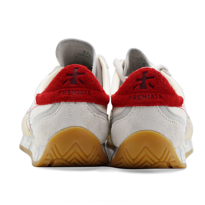 Sneakers Donna Premiata Jackyx 25D 8225 Bianco Grigio Rosso