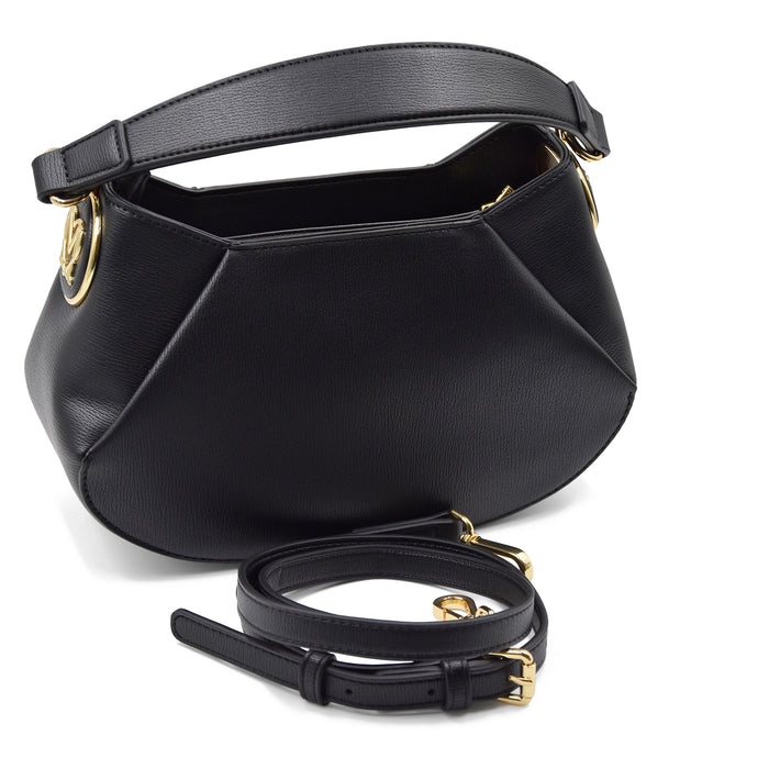 Borsa Love Moschino Donna Nero Minimal Ecopelle Con Zip Dorata