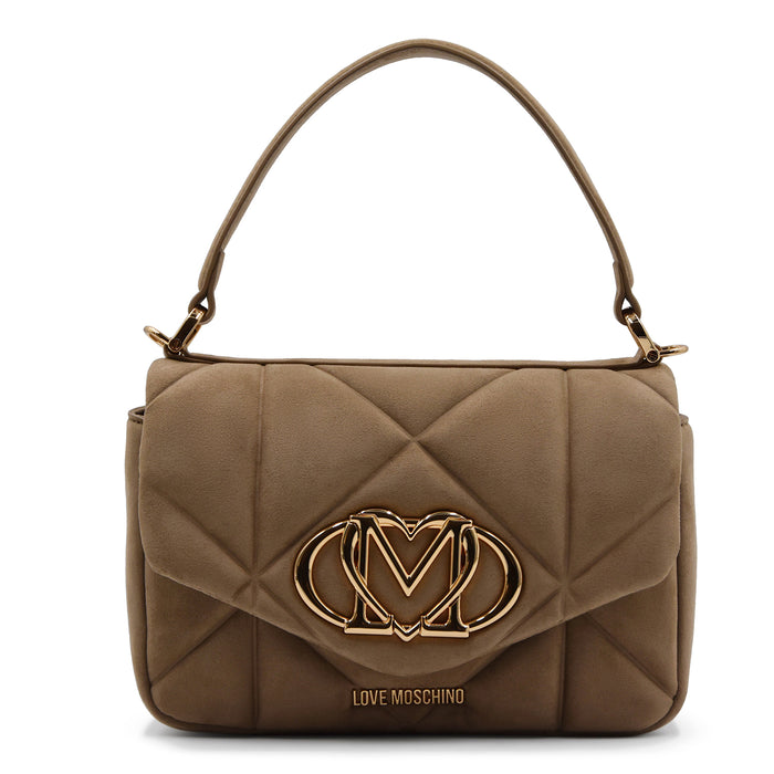 Borsa Love Moschino Donna Sabbia Con Logo E Tracolla Regolabile