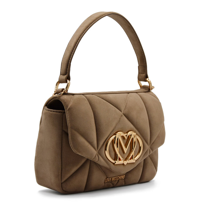 Borsa Love Moschino Donna Sabbia Con Logo E Tracolla Regolabile