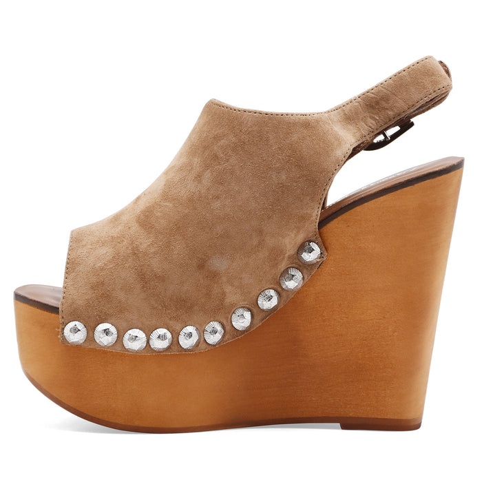 Sandali Jeffrey Campbell Donna Snick Pelle Scamosciata Marrone