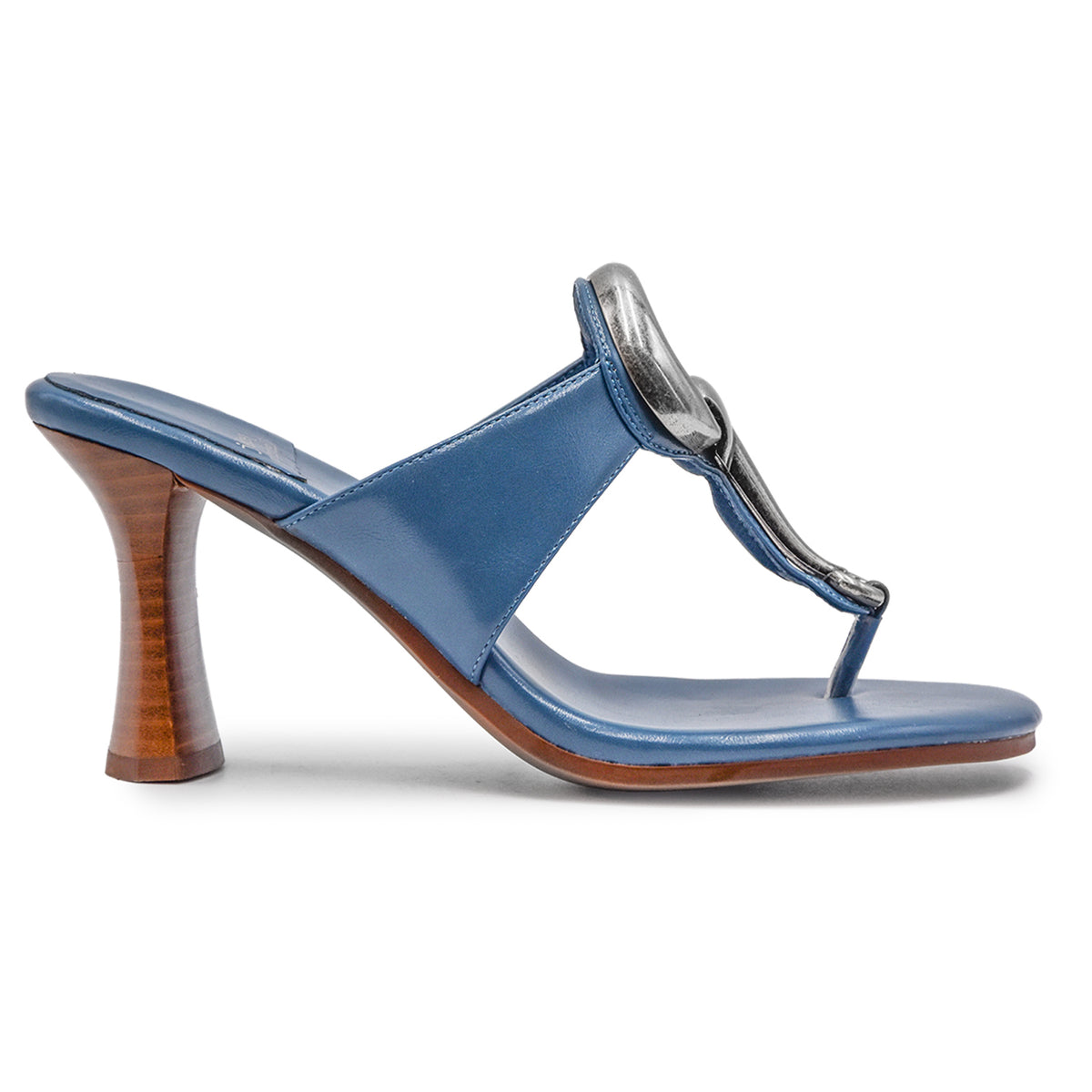Sabot Intrecciato Frau – Colore Azzurro, Tomaia In Pelle, Suola Flessibile, Made In Italy, Taglia 35