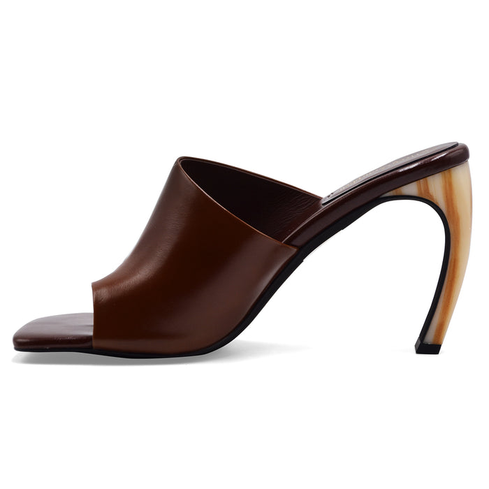 Sandali Donna Jeffrey Campbell Allocate Mule Marrone Grintoso