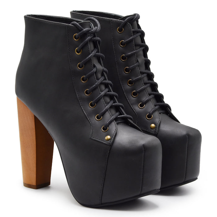 Stivaletti Donna Jeffrey Campbell Lita Con Plateau E Tacco Alto