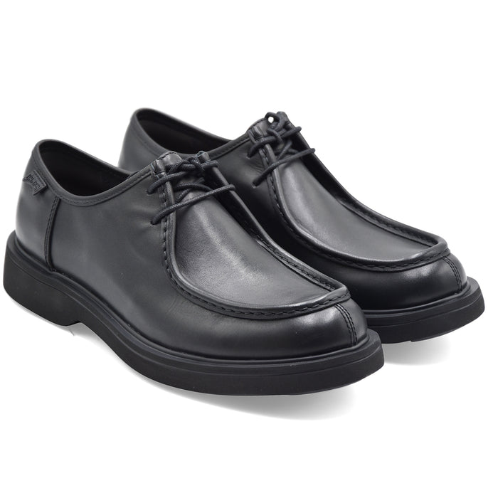 Allacciate Uomo Camper K100999 In Pelle Nera Modello Norvegese