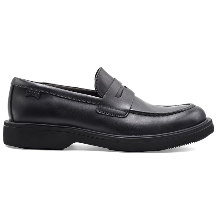 Camper Mocassini Uomo K101001 Nero In Vera Pelle Confortevole