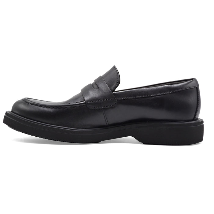 Camper Mocassini Uomo K101001 Nero In Vera Pelle Confortevole