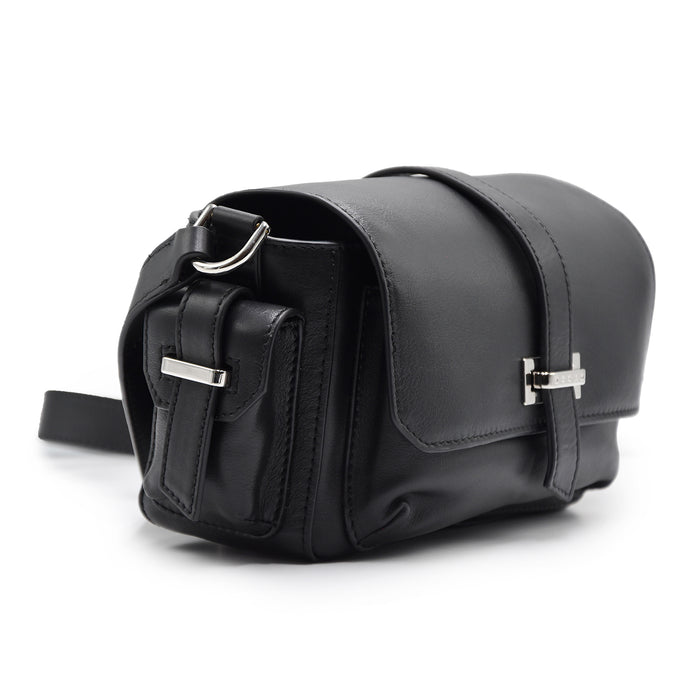 Borsa Donna Hogan Flap Piccola Nero In Pelle Per L'Everyday Look