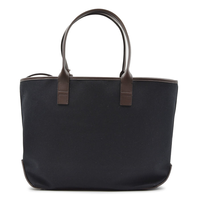 Borsa Hogan Shopping Media Tessuto Nero Indirizzo Montenapoleone