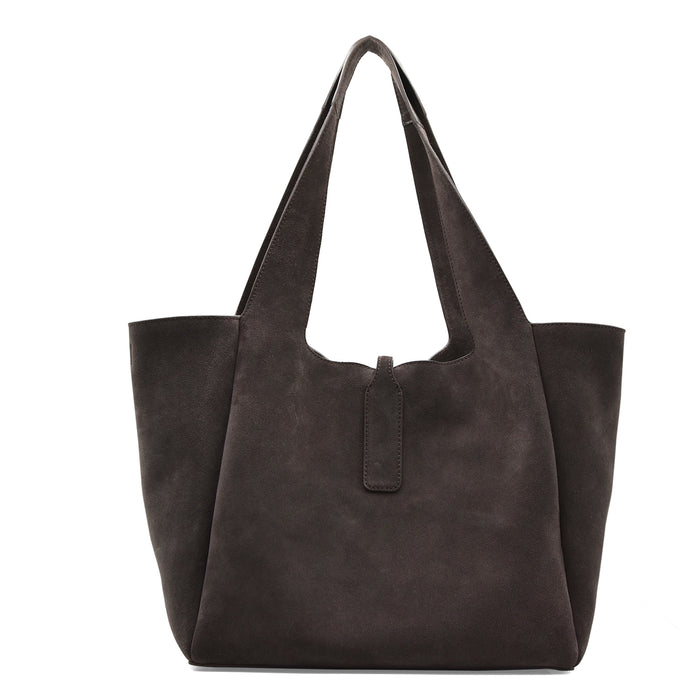 Borsa Shopping Hogan Da Donna Trend Pelle Scamosciata Marrone