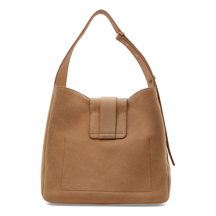 Borsa Donna Hogan H01X HOBO VERTICALE Camoscio Tonalità Deserto