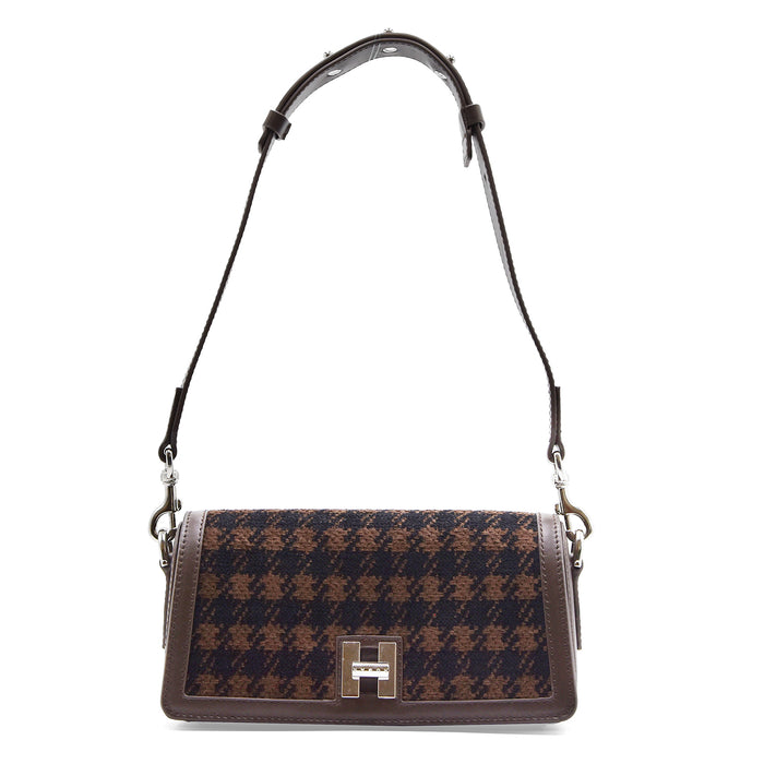 Borsa Da Donna Hogan Marrone H01Y TRACOLLA PATTA MINI TESSUTO