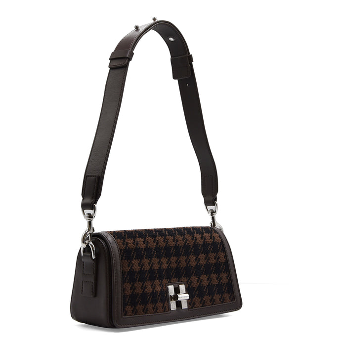 Borsa Da Donna Hogan Marrone H01Y TRACOLLA PATTA MINI TESSUTO