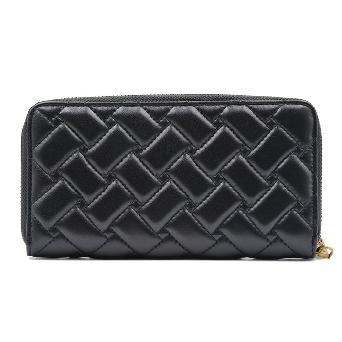 Portafoglio Kurt Geiger Donna Eagle Nappa Matelassé Zip Around