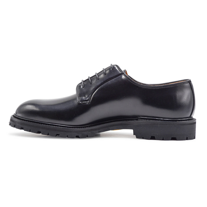 Derby Crockett & Jones Lanark 3 Black Cavalry Calf Suola Vibram