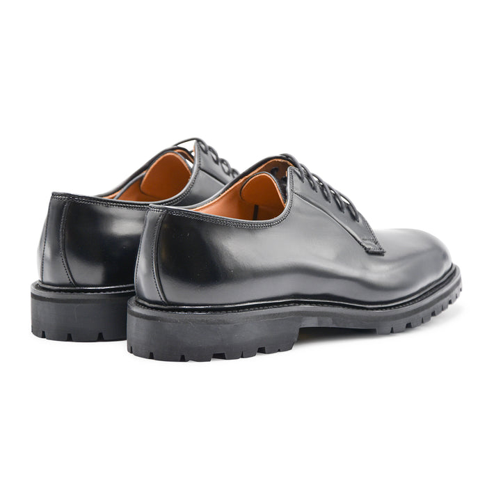 Derby Crockett & Jones Lanark 3 Black Cavalry Calf Suola Vibram
