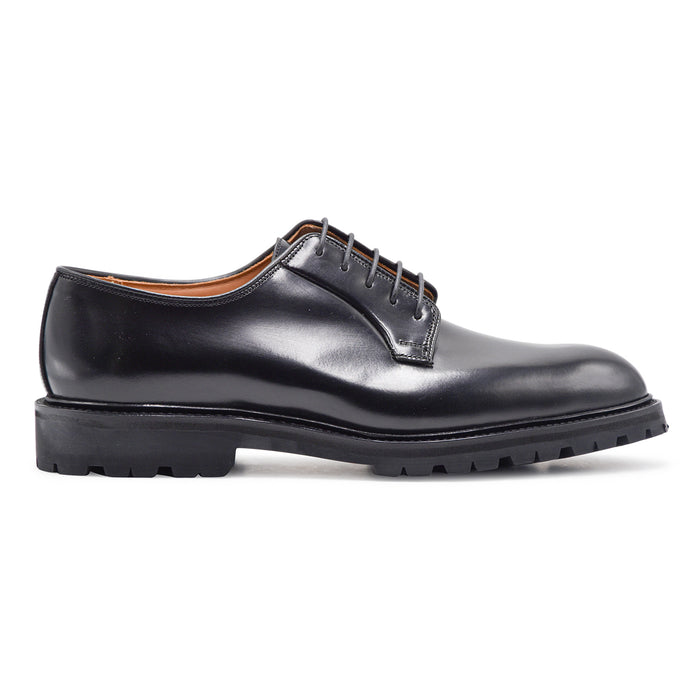 Derby Crockett & Jones Lanark 3 Black Cavalry Calf Suola Vibram