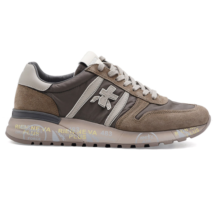 Sneakers Uomo Premiata Lander 8410 Marrone Dal Design Iconico