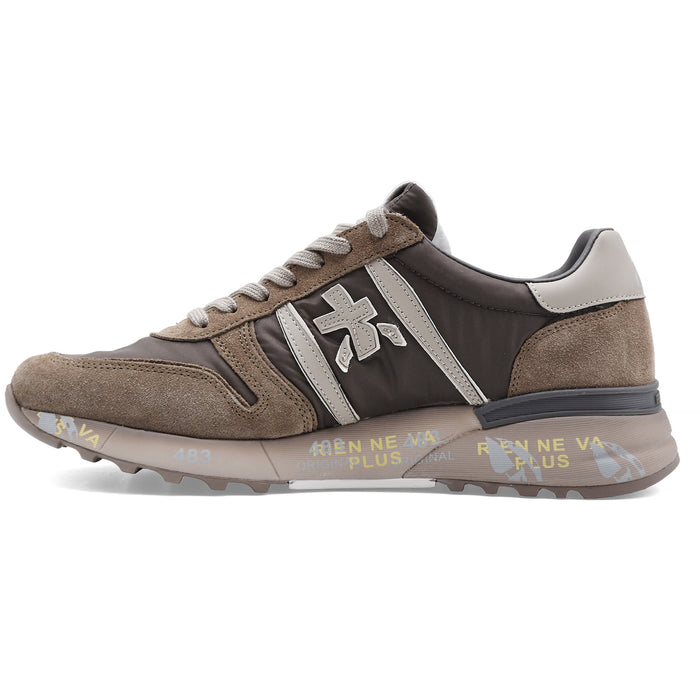 Sneakers Uomo Premiata Lander 8410 Marrone Dal Design Iconico