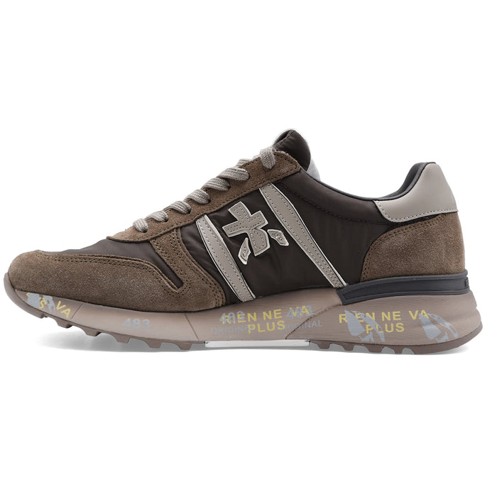Sneakers Uomo Premiata Lander 8410 Marrone Dal Design Iconico